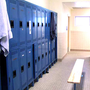 Locker room
