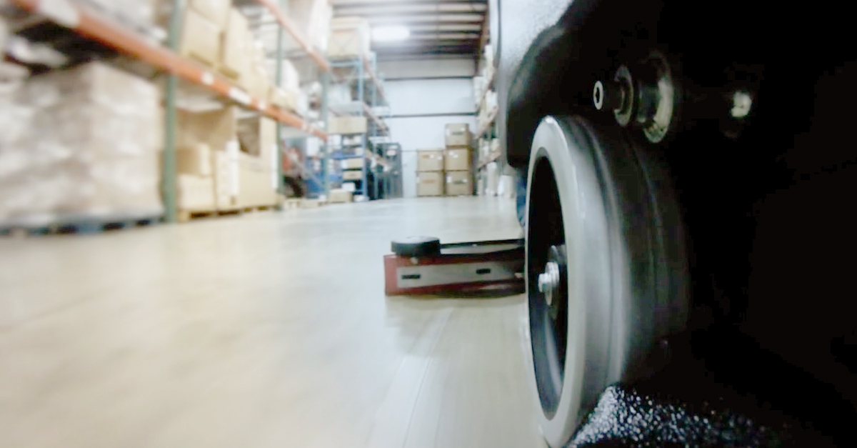 Auto Scrubber Closeup
